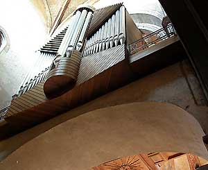 Façade arrière, orgue de Cahors